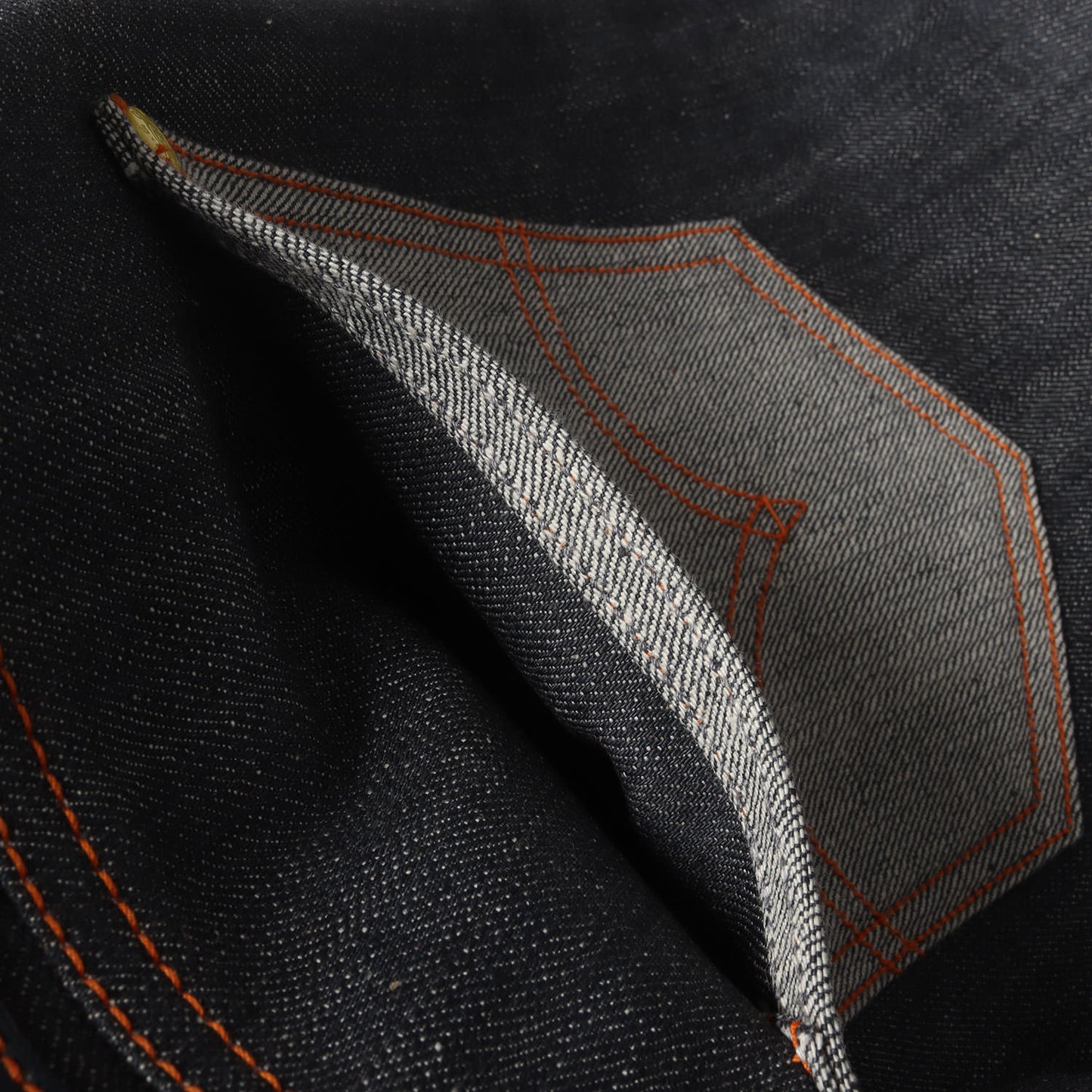 [234本限定 イチローモデル] 00s 赤耳付き グレー リジッド デニムパンツ (ICHIRO SUZUKI Model III)