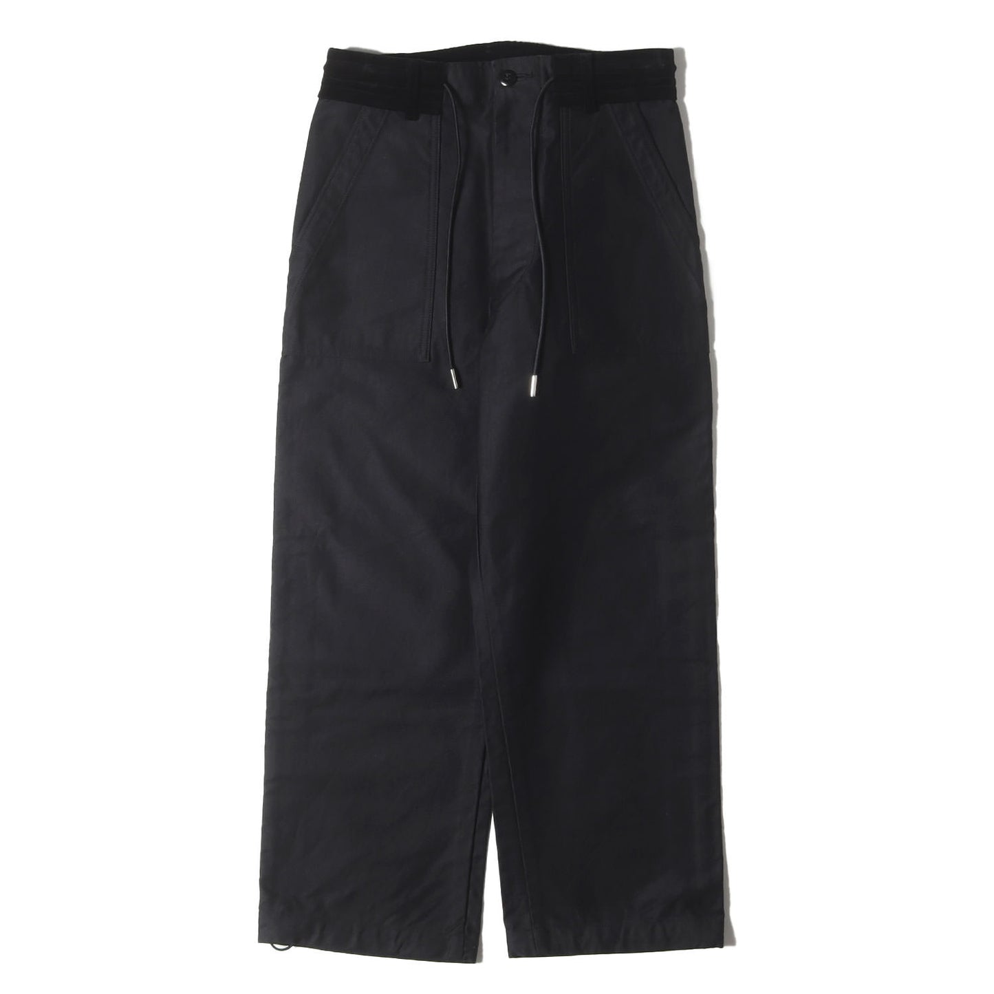 23SS ×Sacai ベロアウエスト コットン ベイカー パンツ (Mill Trouser 02 Pants)
