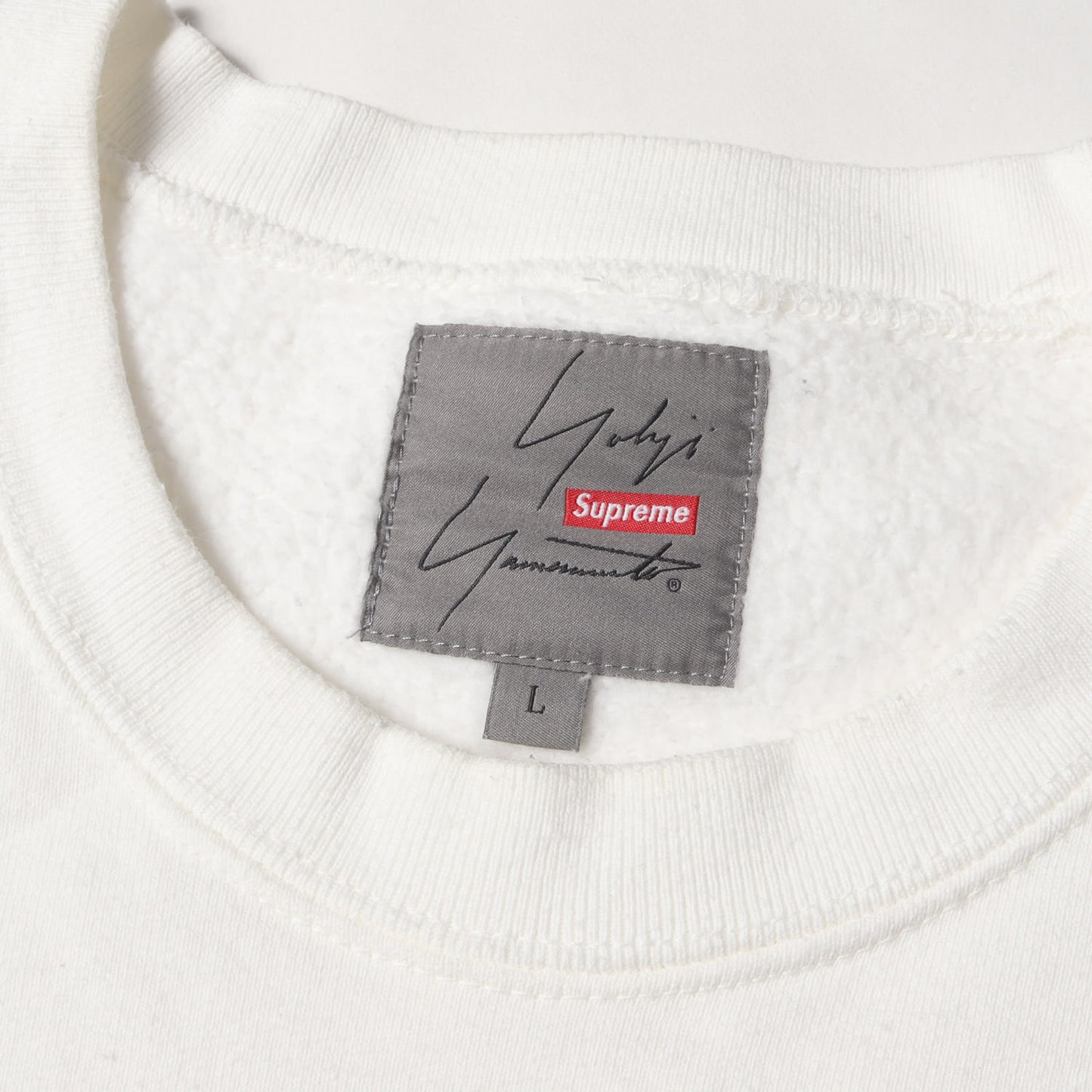 20AW ×Yohji Yamamoto ブランドロゴ クルーネック スウェット (Crewneck)