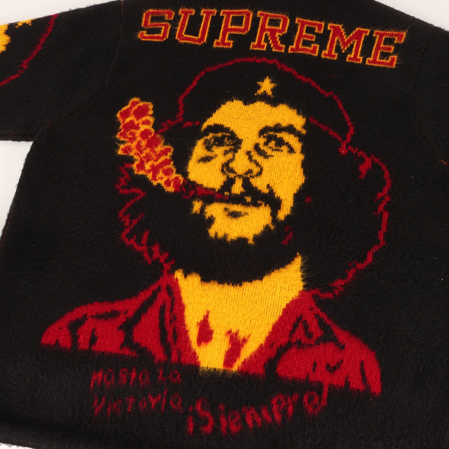 21SS チェ・ゲバラ グラフィック アクリルニット フルジップ パーカー (Che Hooded Zip Up Sweater)
