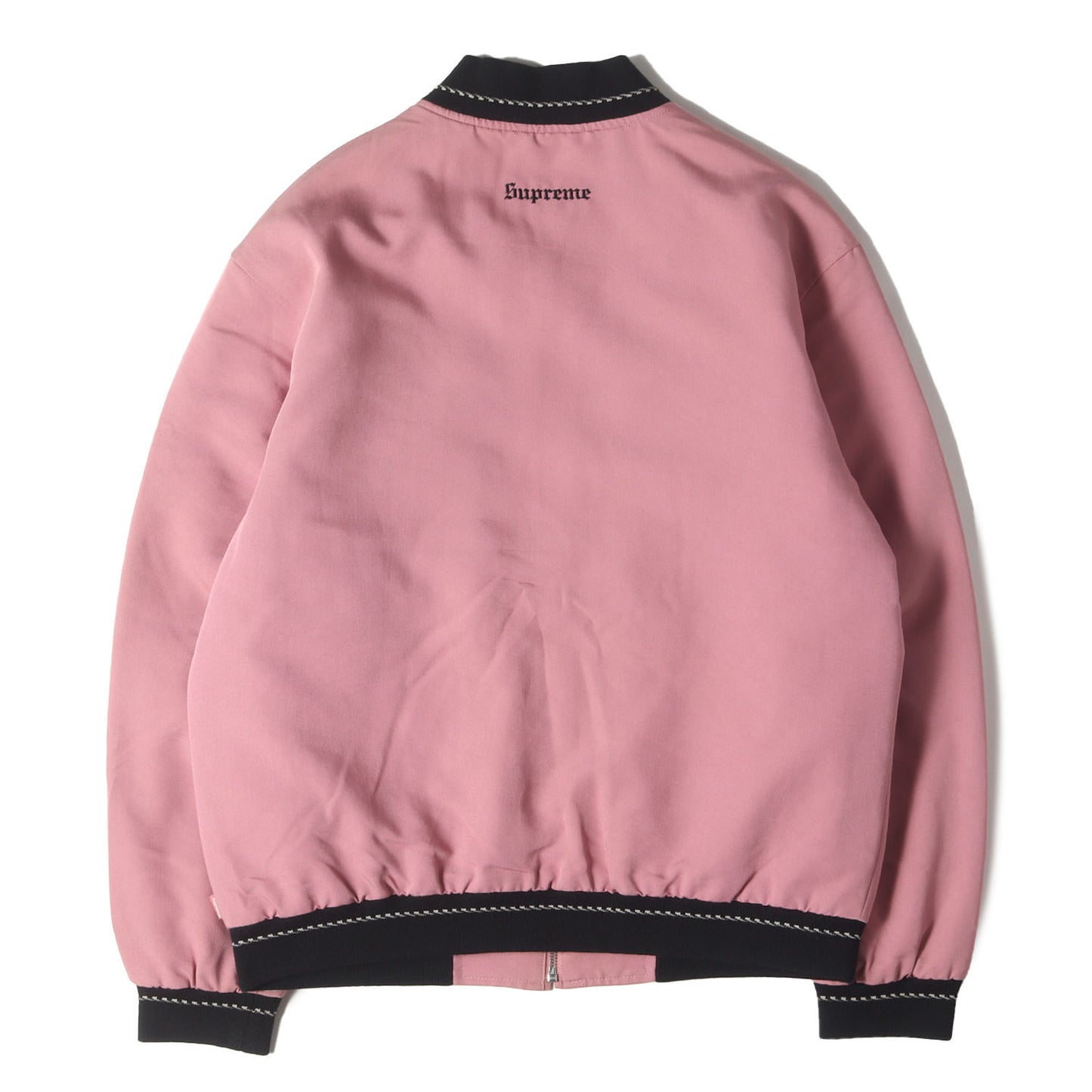 18AW ダイヤモンド柄 レーヨン フルジップ ボンバージャケット (Diamond Rayon Bomber)
