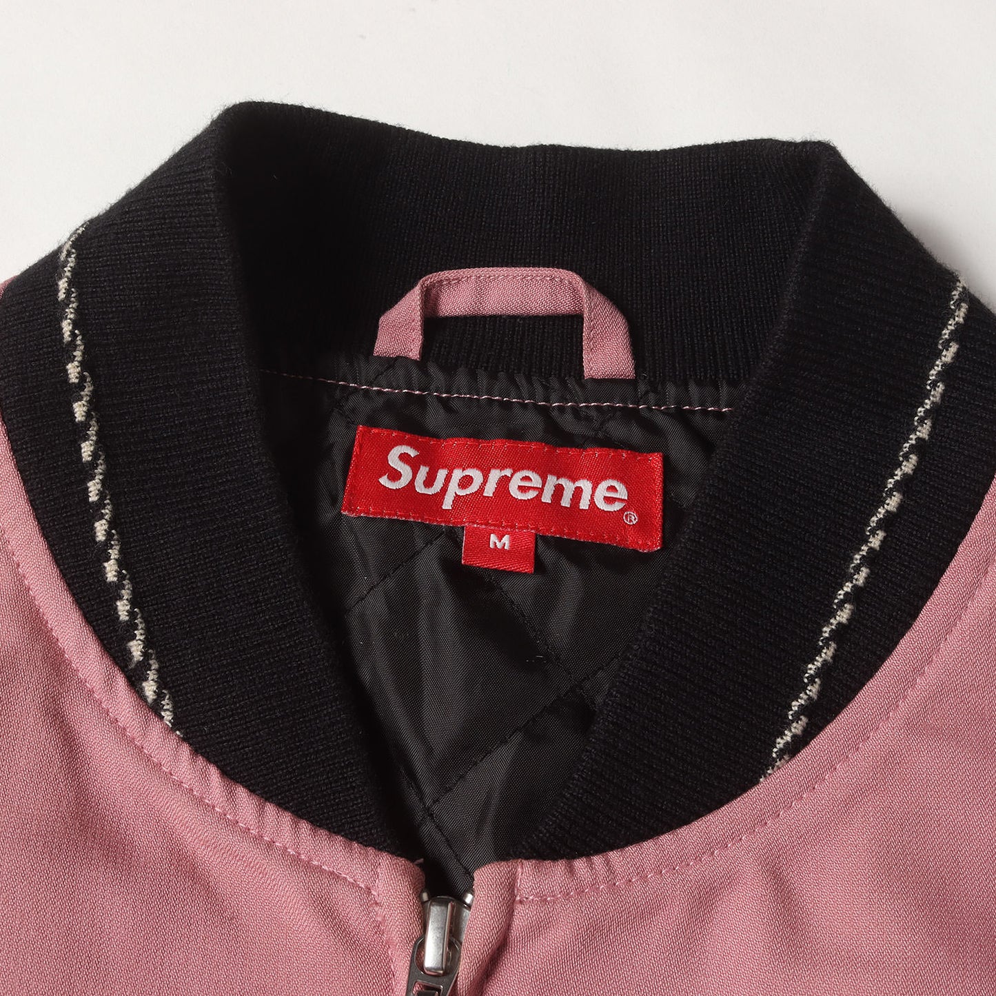18AW ダイヤモンド柄 レーヨン フルジップ ボンバージャケット (Diamond Rayon Bomber)