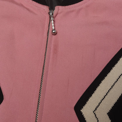 18AW ダイヤモンド柄 レーヨン フルジップ ボンバージャケット (Diamond Rayon Bomber)