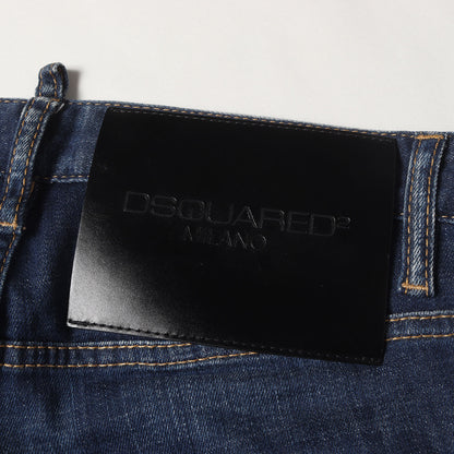 ブリーチダメージ加工 ストレッチ スキニー デニムパンツ (Cool Girl Jean)