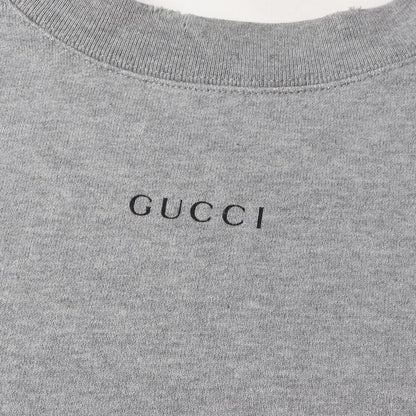 ×Disney ダメージ加工 ドナルド・ダック プリント クルーネック スウェット