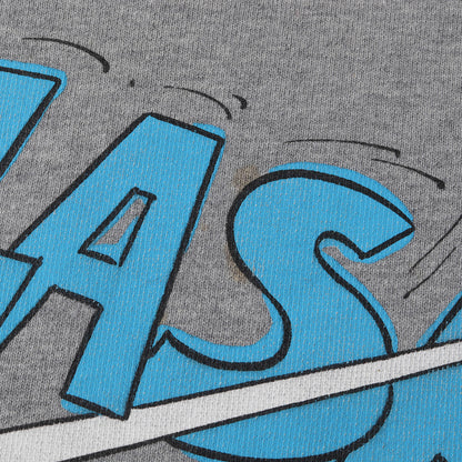 ×Disney ダメージ加工 ドナルド・ダック プリント クルーネック スウェット