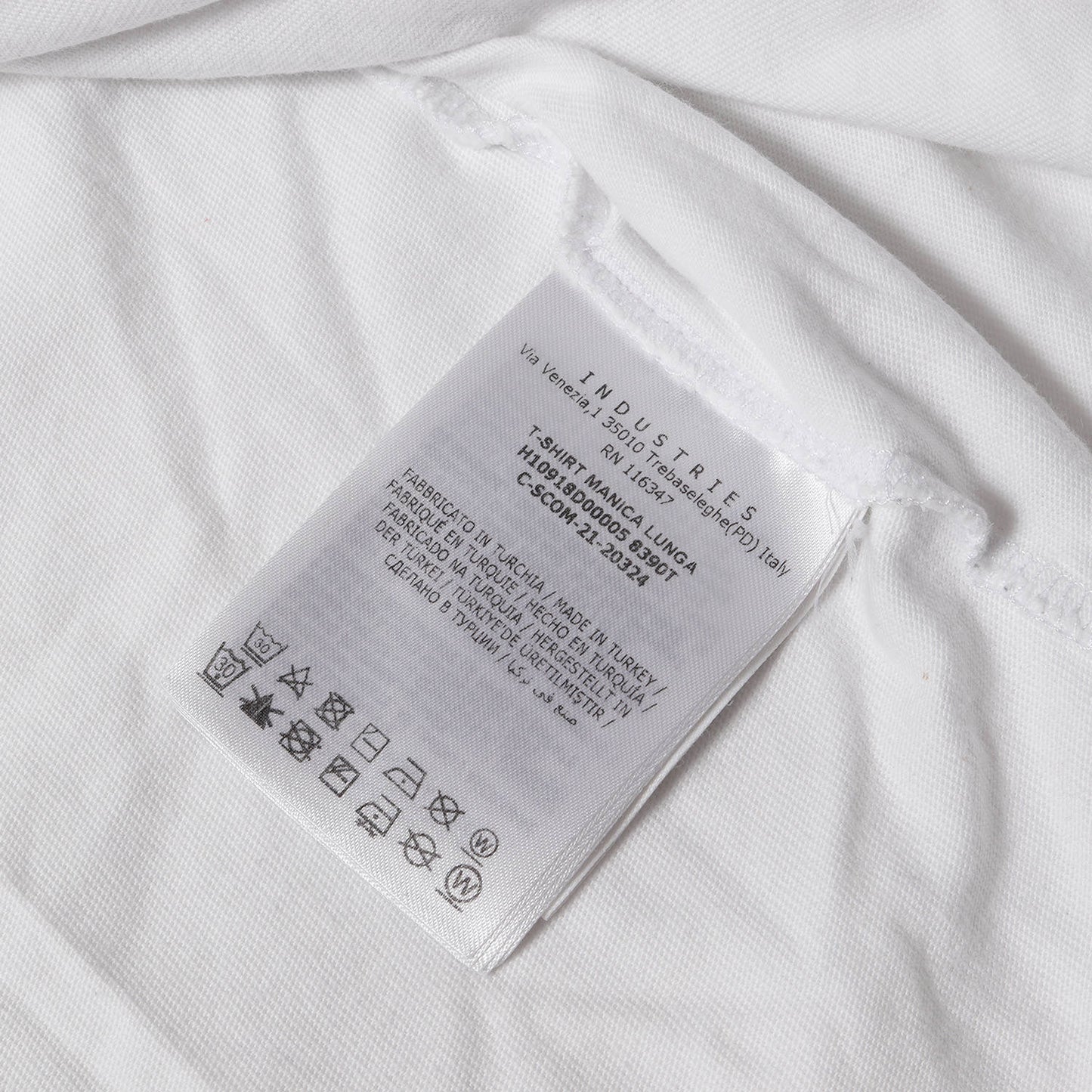 パッチロゴマーク クルーネック ロングスリーブTシャツ (T-shirt MANICA LUNGA)