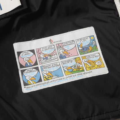 [キッズサイズ] ツートーン ナイロン フーデッド ダウンジャケット (LOURMARIN)