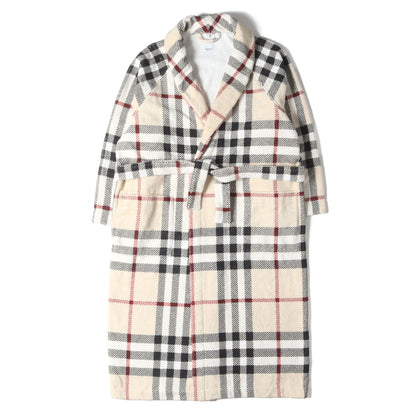 ノバチェック コットンパイル バスローブ (Burberry Stone Check Cotton Robe)