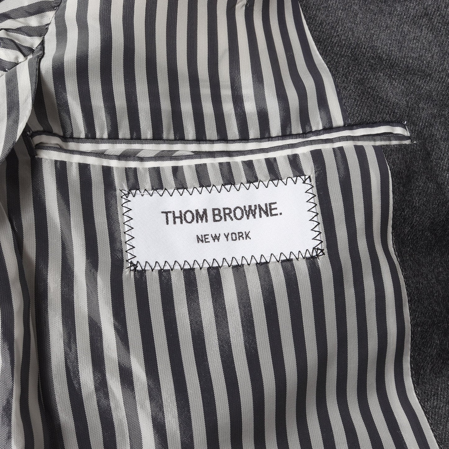 グログランテープ付き ダウンスリーブ ウール 3B テーラードジャケット