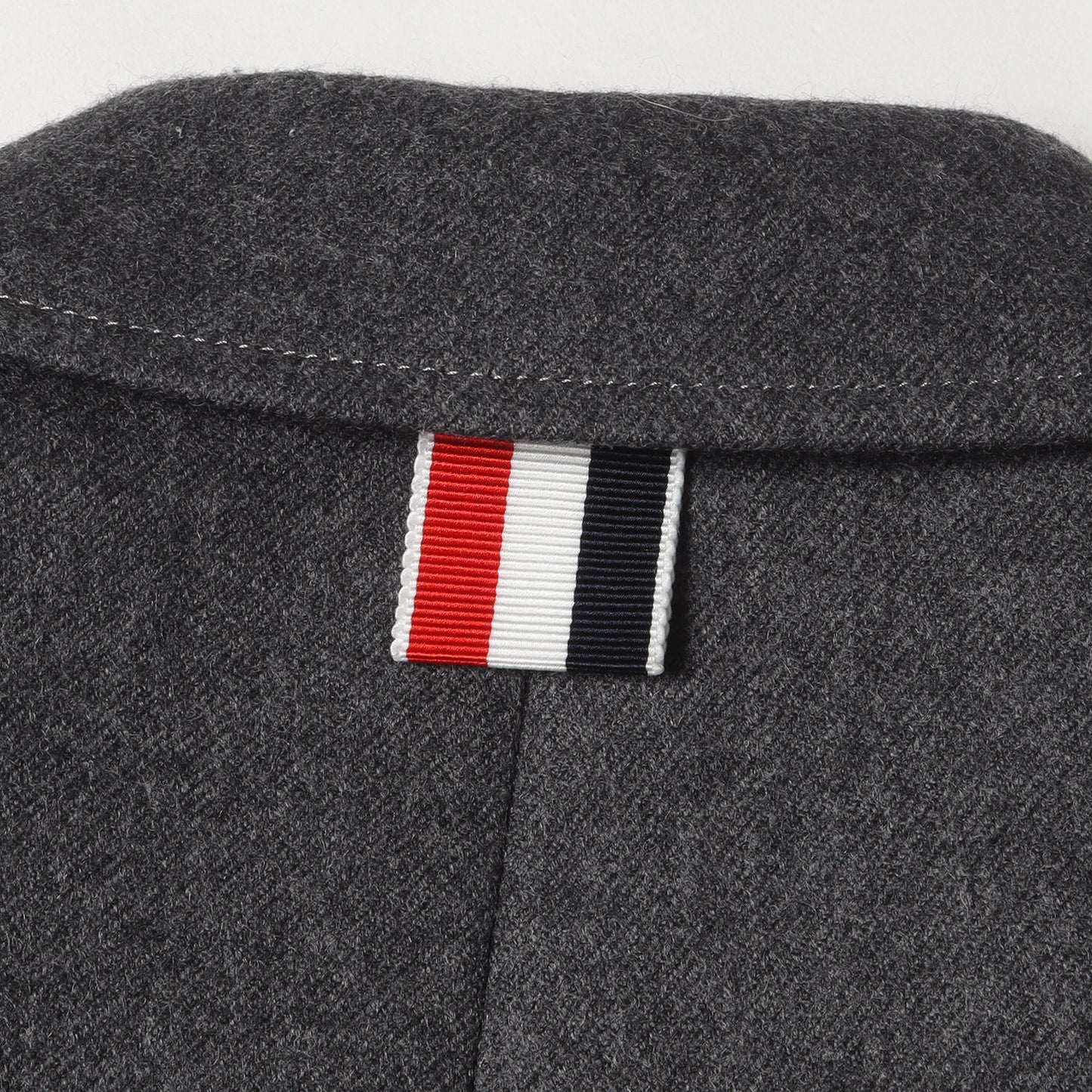 グログランテープ付き ダウンスリーブ ウール 3B テーラードジャケット