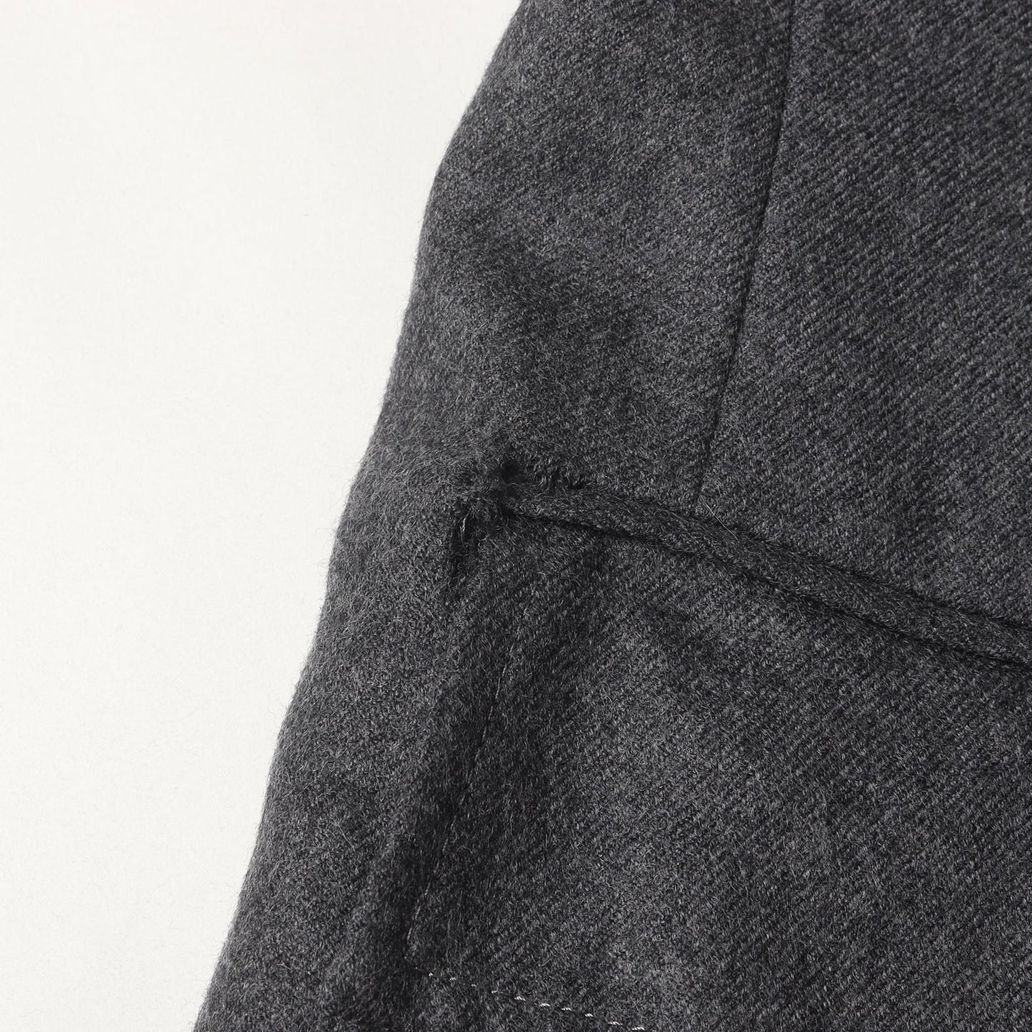 グログランテープ付き ダウンスリーブ ウール 3B テーラードジャケット