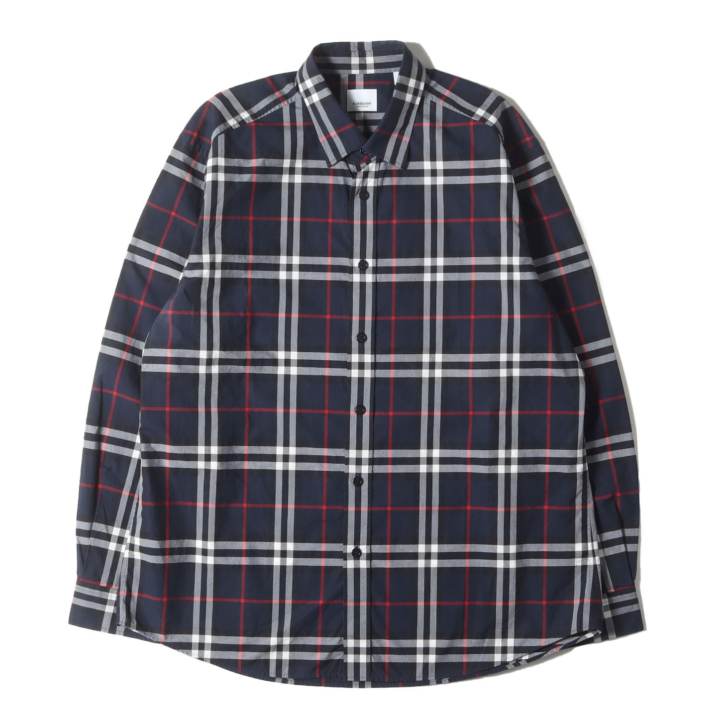 ノバチェック コットン ボタンシャツ (Burberry Vintage Check Cotton Shirt)
