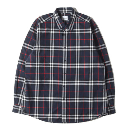ノバチェック コットン ボタンシャツ (Burberry Vintage Check Cotton Shirt)