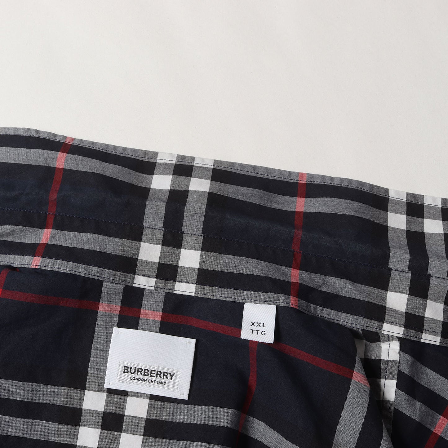 ノバチェック コットン ボタンシャツ (Burberry Vintage Check Cotton Shirt)
