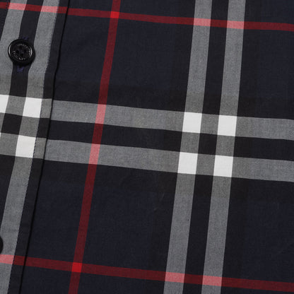 ノバチェック コットン ボタンシャツ (Burberry Vintage Check Cotton Shirt)