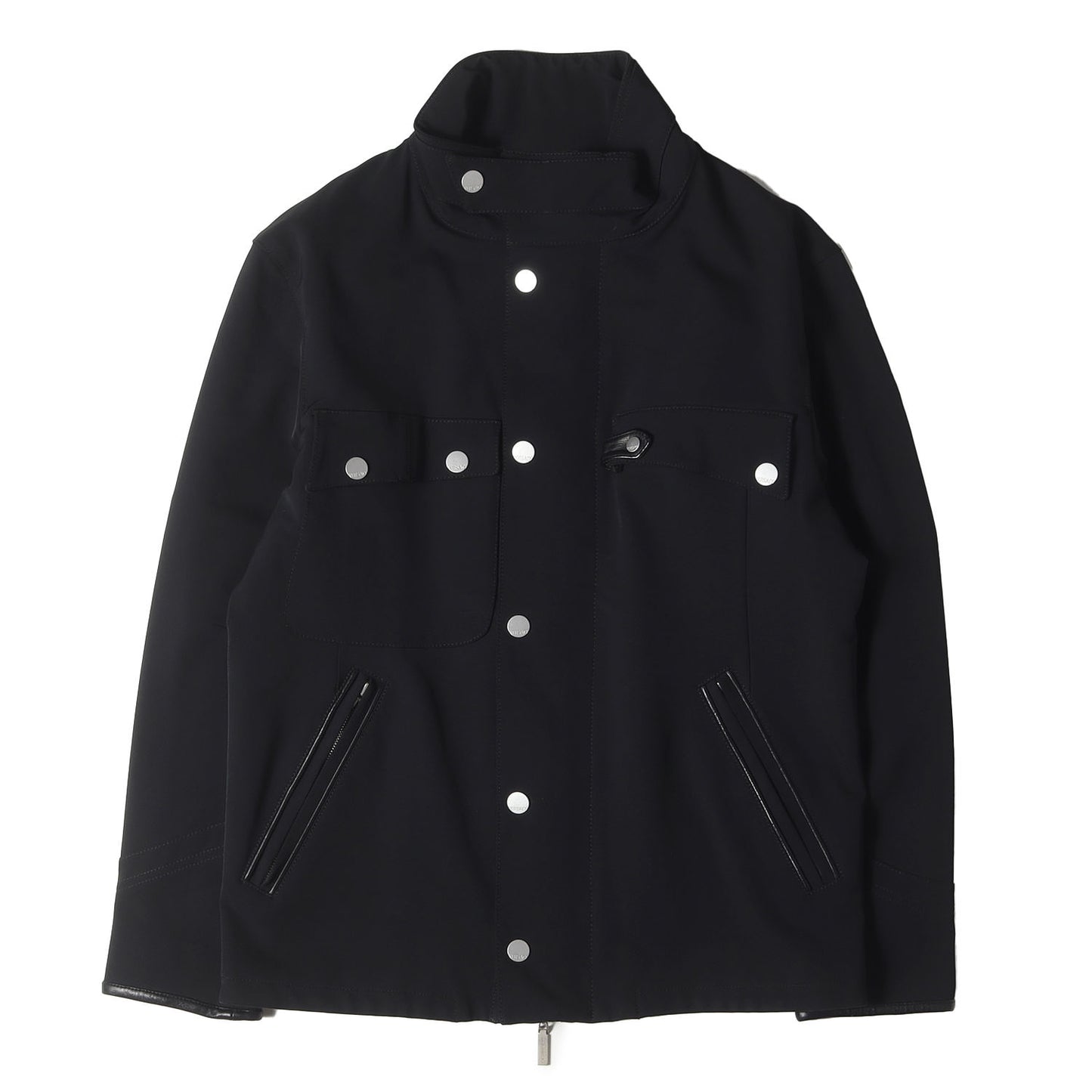 比翼ジップ スタンドカラー フィールドジャケット