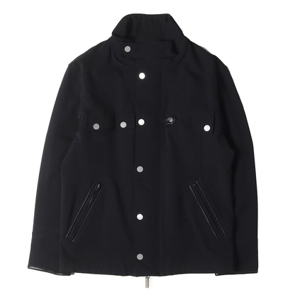 比翼ジップ スタンドカラー フィールドジャケット