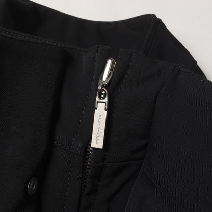 比翼ジップ スタンドカラー フィールドジャケット