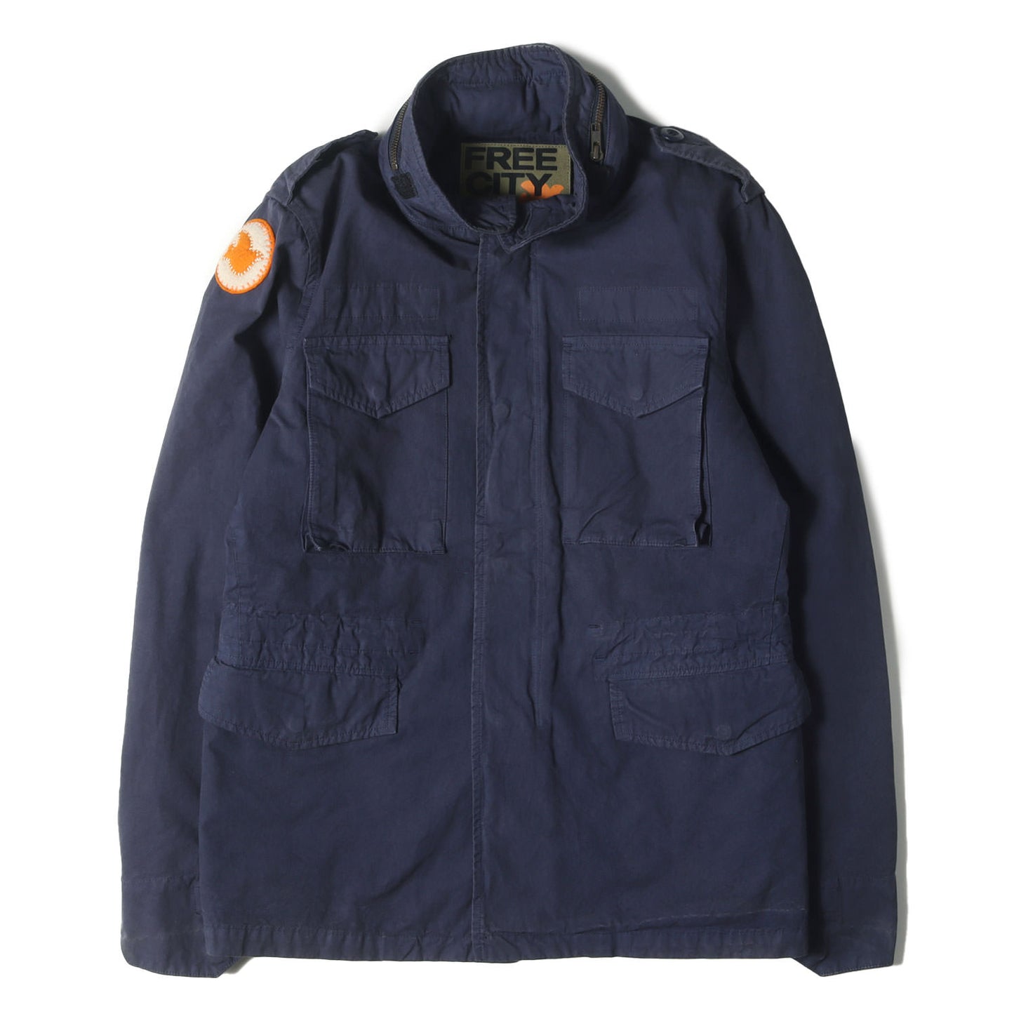ワッペン付き M-65 バックサテン ミリタリー フィールドジャケット (M-65 BACK SATEEN FIELD JACKET)