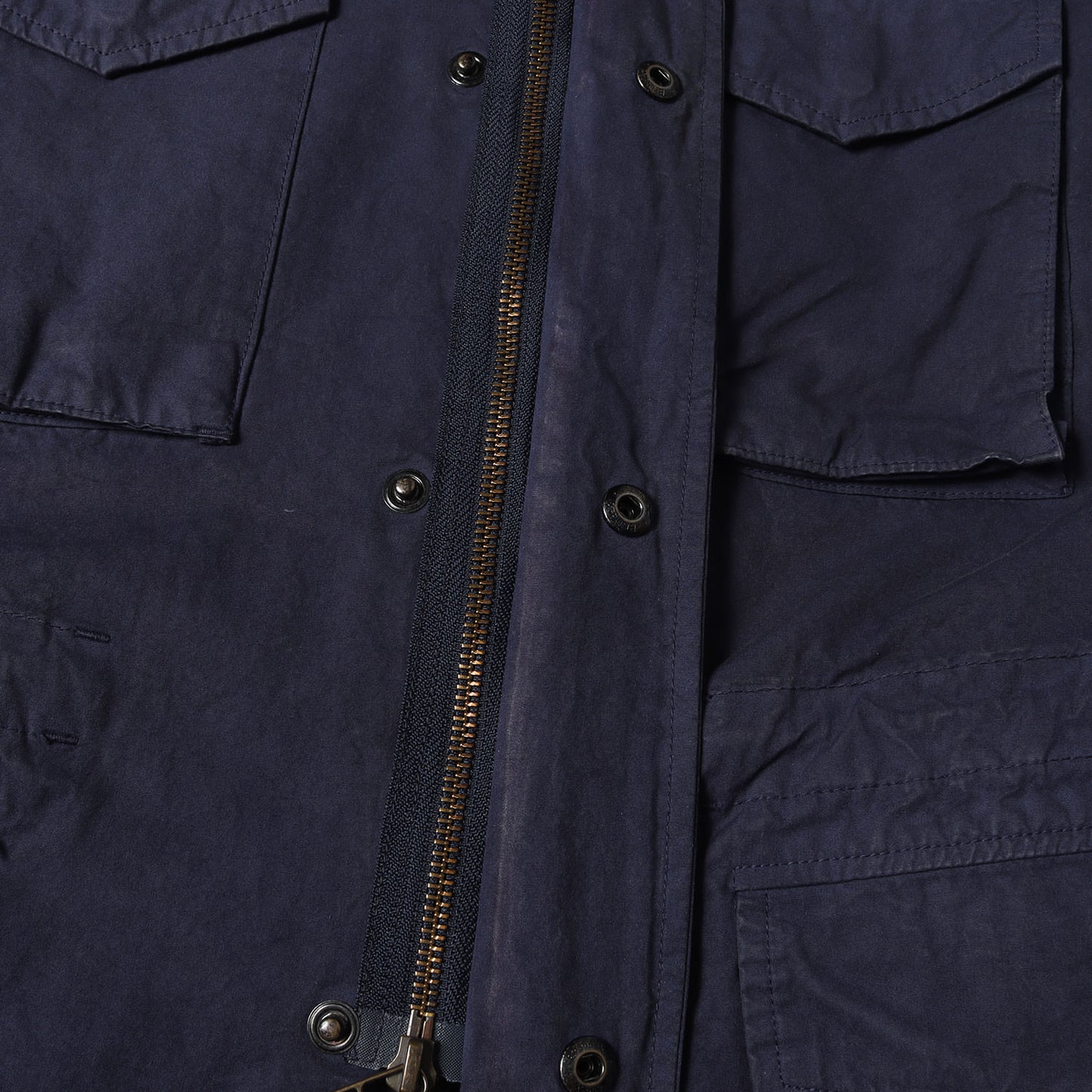 ワッペン付き M-65 バックサテン ミリタリー フィールドジャケット (M-65 BACK SATEEN FIELD JACKET)
