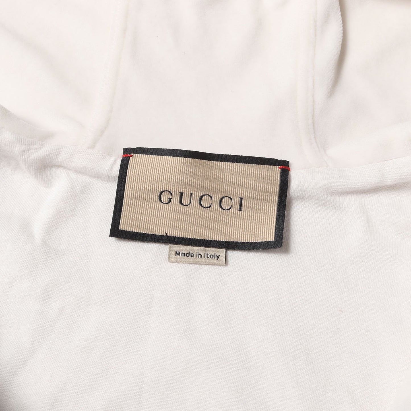 [近年モデル] ウェブ ストライプ ベロア ハーフジップ ドレス パーカー (COTTON CHENILLE DRESS)