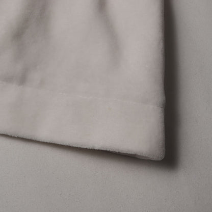 [近年モデル] ウェブ ストライプ ベロア ハーフジップ ドレス パーカー (COTTON CHENILLE DRESS)