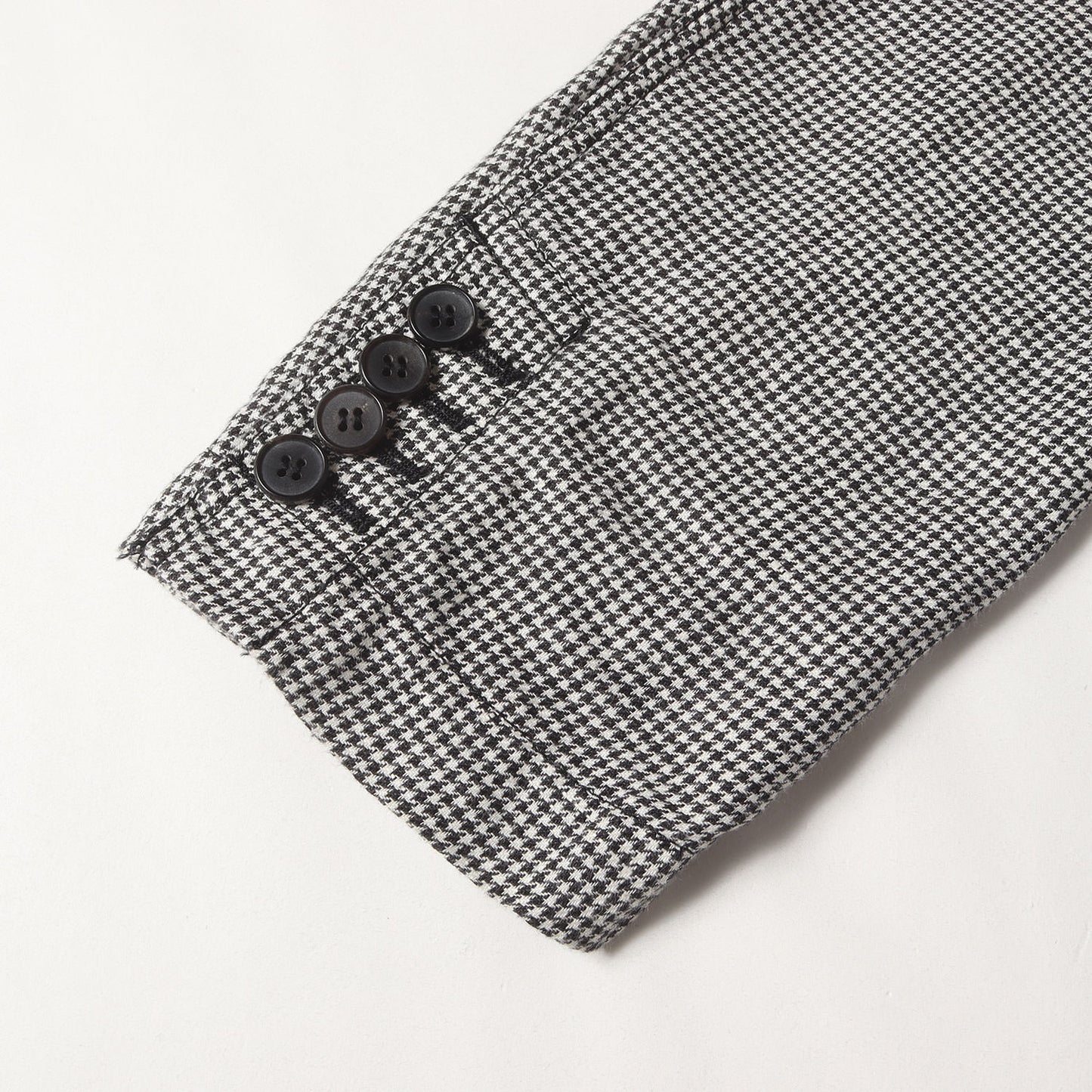 洗い加工 グレンチェック リネン ノッチドラペル 2B テーラードジャケット 2012年製 DK-J058