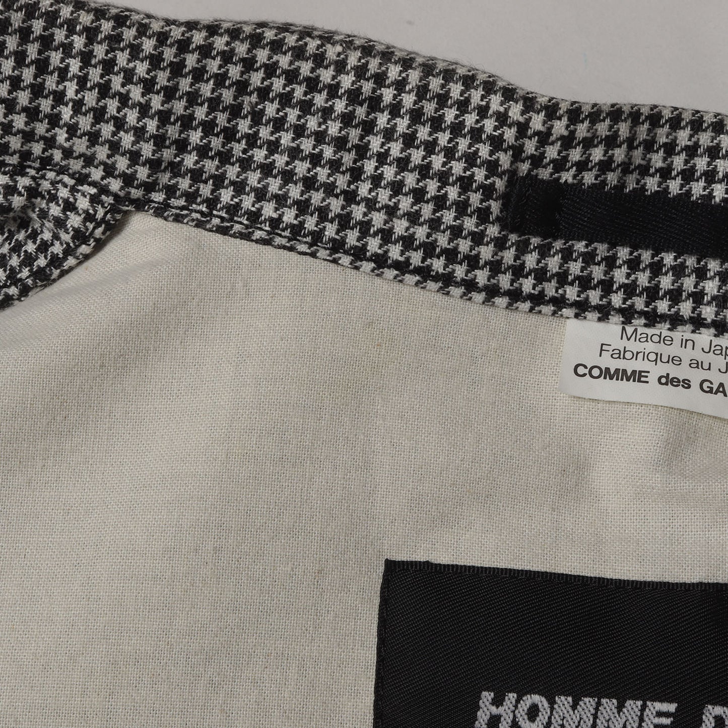 洗い加工 グレンチェック リネン ノッチドラペル 2B テーラードジャケット 2012年製 DK-J058