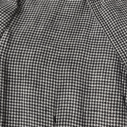 洗い加工 グレンチェック リネン ノッチドラペル 2B テーラードジャケット 2012年製 DK-J058