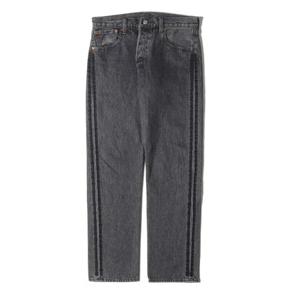 [35周年記念モデル] 25SS ×Levi’s トライアングル刺繍 501 Big E ブラック デニムパンツ