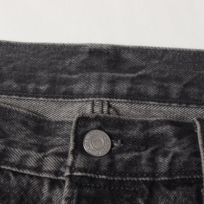 [35周年記念モデル] 25SS ×Levi’s トライアングル刺繍 501 Big E ブラック デニムパンツ