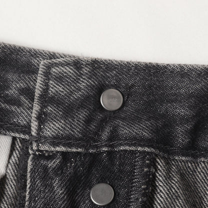 [35周年記念モデル] 25SS ×Levi’s トライアングル刺繍 501 Big E ブラック デニムパンツ
