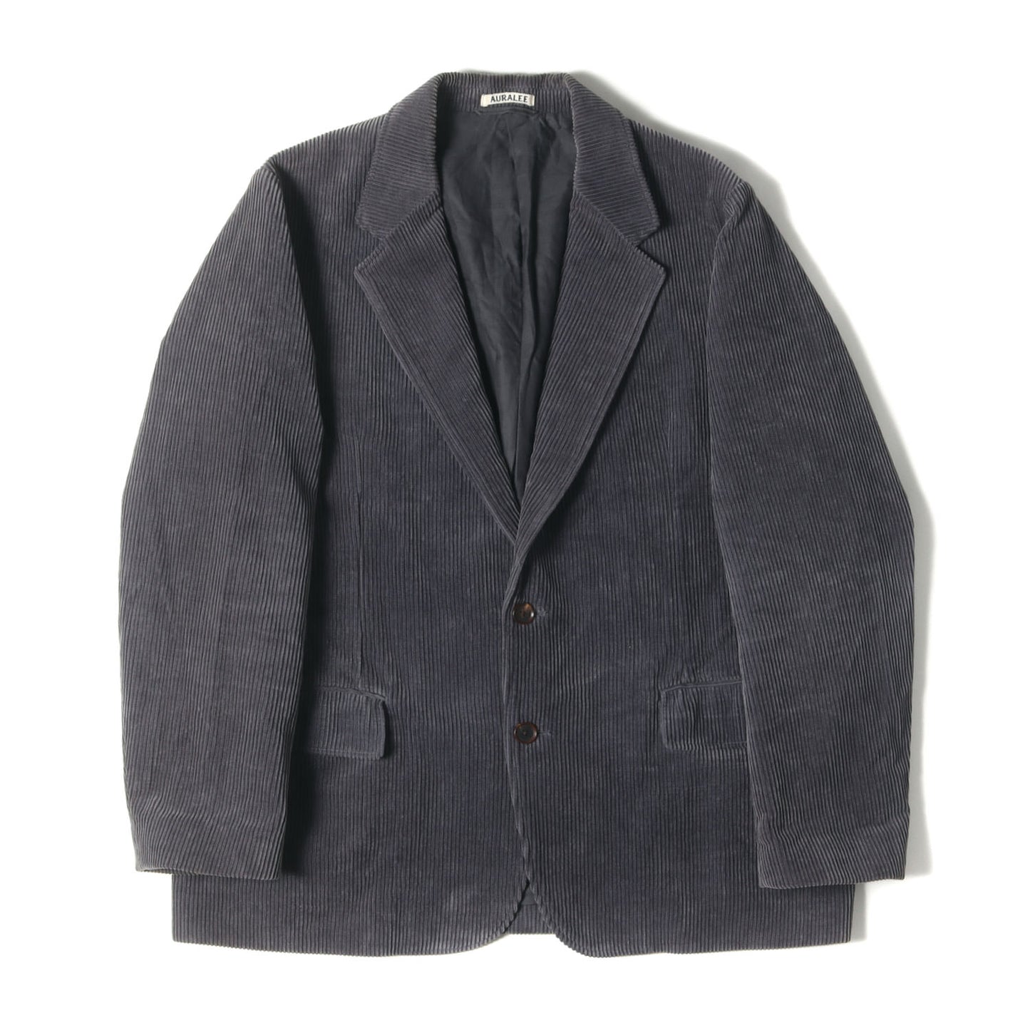 ウォッシュ加工 ノッチドラペル コーデュロイ 2B テーラードジャケット (WASHED CORDUROY JACKET)
