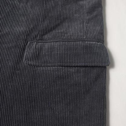 ウォッシュ加工 ノッチドラペル コーデュロイ 2B テーラードジャケット (WASHED CORDUROY JACKET)