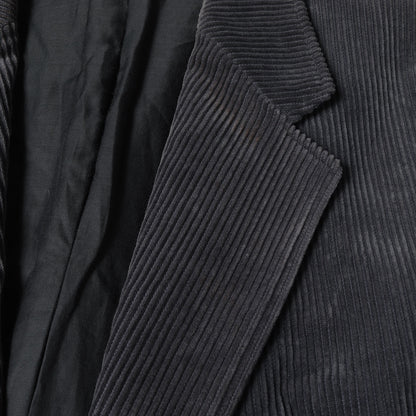 ウォッシュ加工 ノッチドラペル コーデュロイ 2B テーラードジャケット (WASHED CORDUROY JACKET)