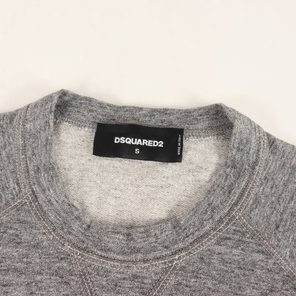 カレッジロゴ 前V クルーネック ライトオンス スウェット