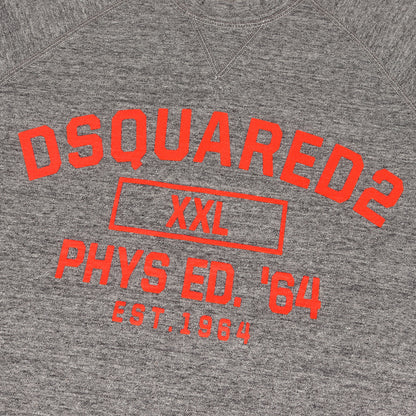 カレッジロゴ 前V クルーネック ライトオンス スウェット