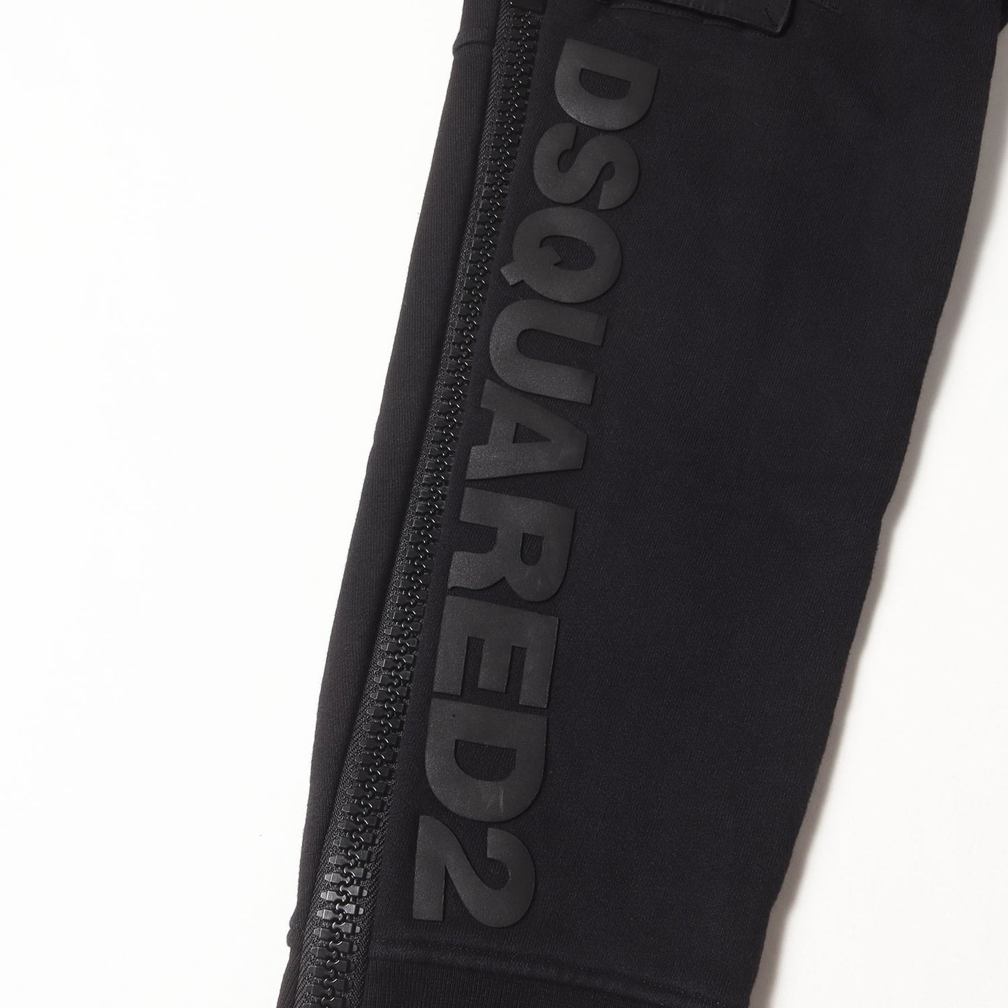 [近年モデル] サイドジップ ラバーワッペン スウェット カーゴ ジョガーパンツ