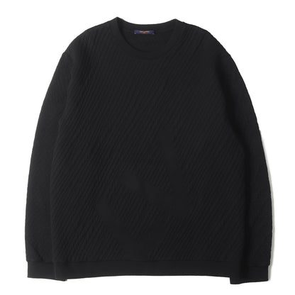 22AW モノグラム マルチパターン ジャガードロゴ クルーネック スウェット (RM222V NS0 HNY02W)