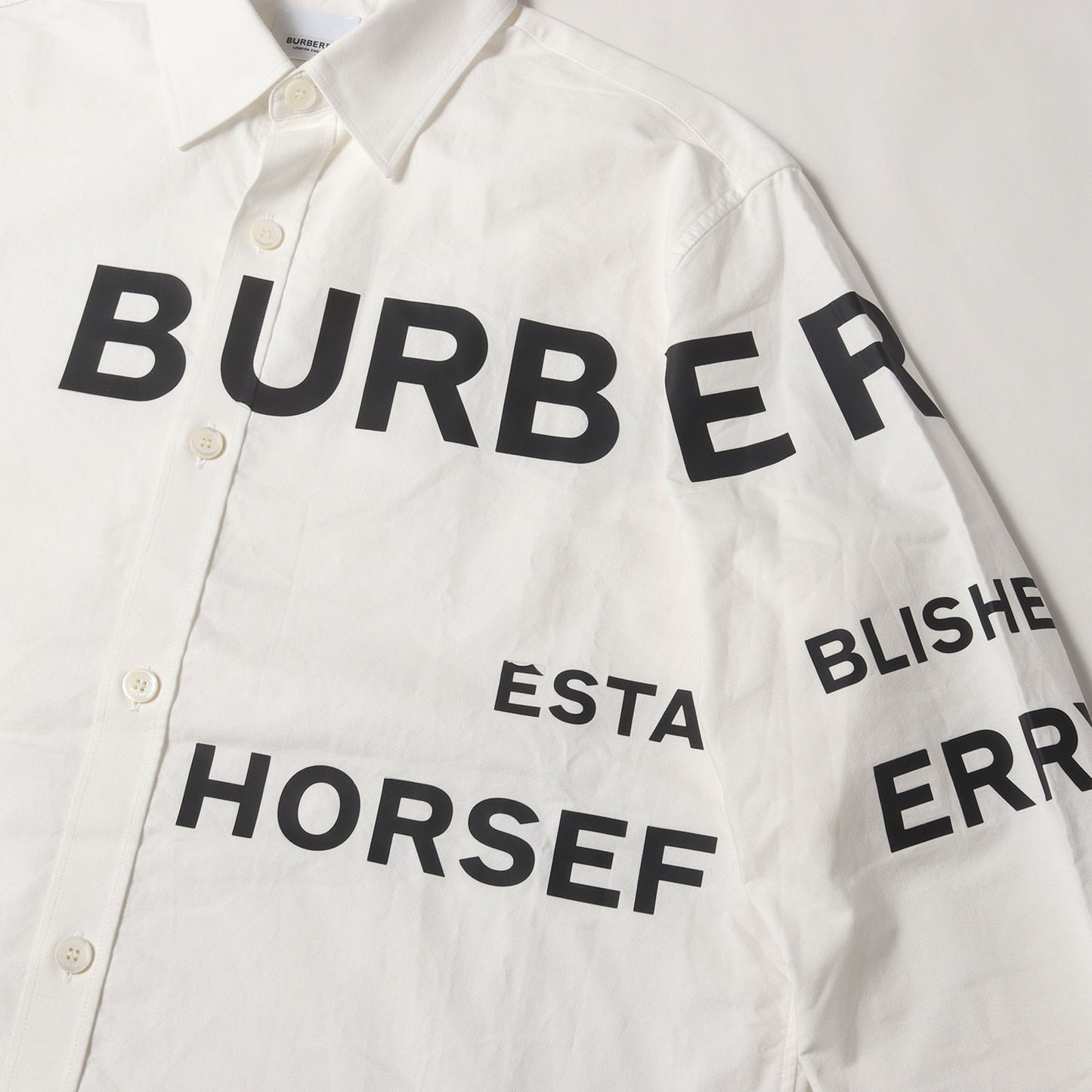 ティッシ期 ホースフェリー オックスフォードコットン ボタンシャツ (HORSEFERRY L/S SHIRT)
