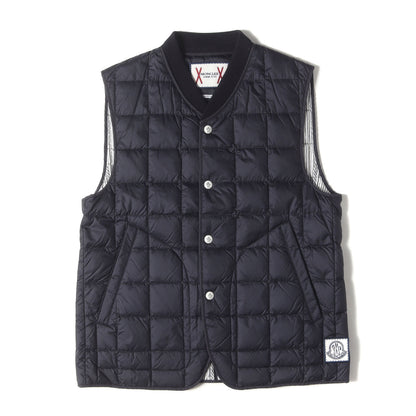 キルティング ナイロン スナップボタン ダウンベスト (GILET)