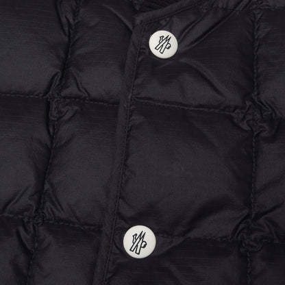 キルティング ナイロン スナップボタン ダウンベスト (GILET)
