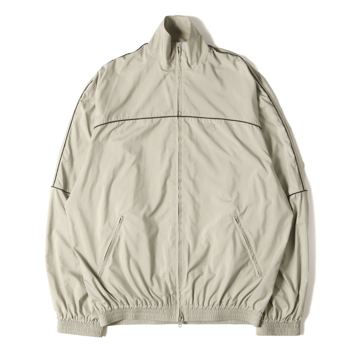 パイピング オーバーサイズ ハイネック トラックジャケット (TRACKSUIT JACKET)