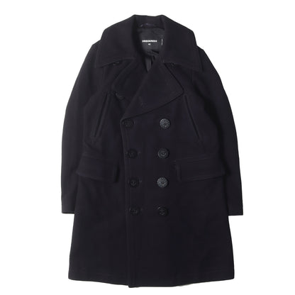 13スター アンカーボタン メルトンウール ロング ピーコート