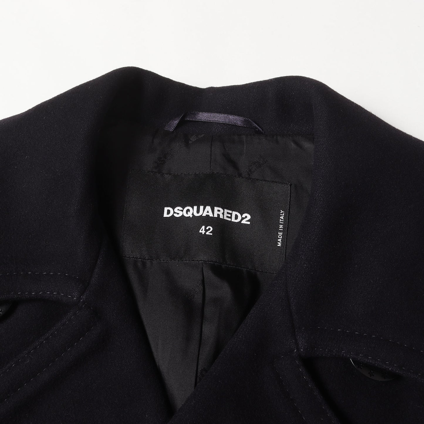 13スター アンカーボタン メルトンウール ロング ピーコート