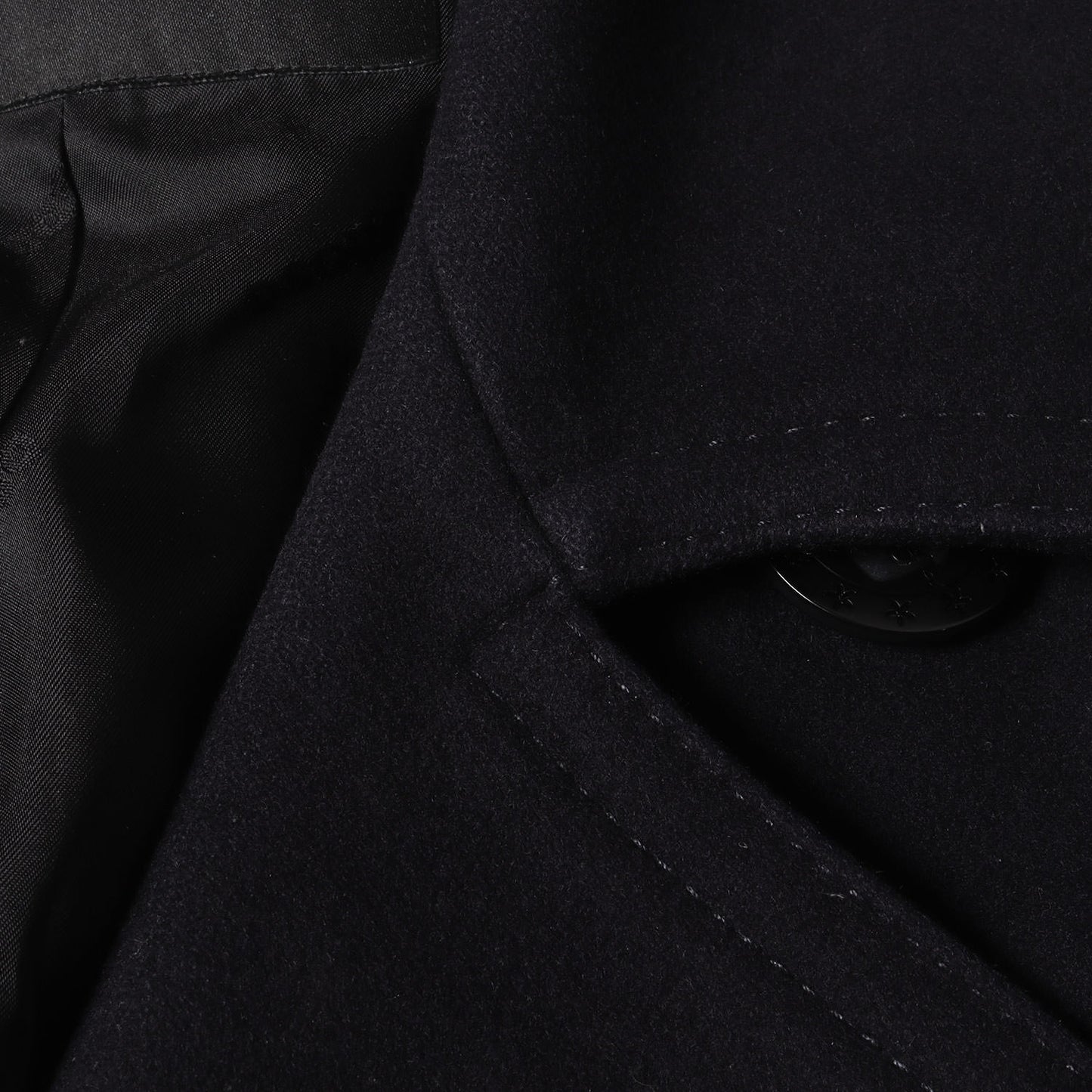 13スター アンカーボタン メルトンウール ロング ピーコート