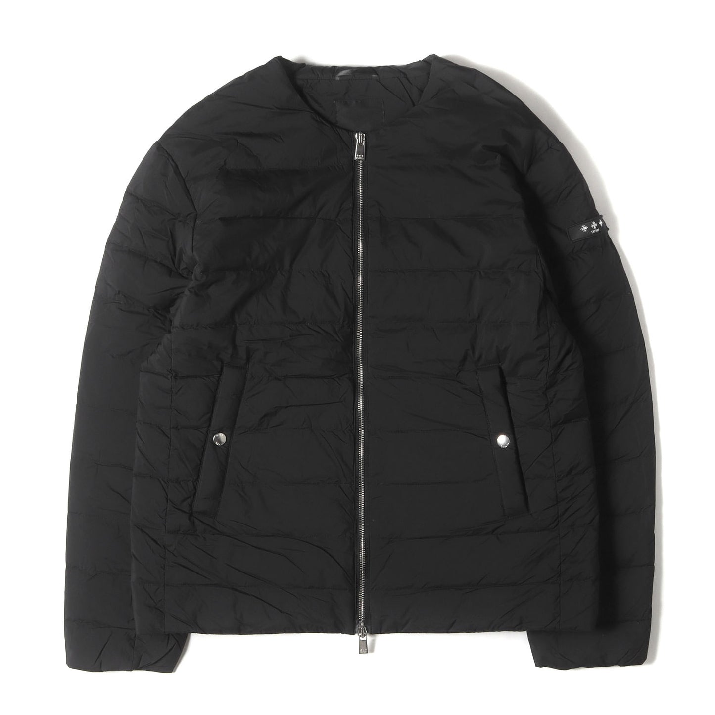 24AW ライトウェイト ノーカラー ダブルジップ ダウンジャケット (ERGICO)