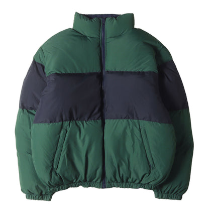 [近年モデル] ブランドロゴ刺繍 リバーシブル ナイロン ダウンジャケット (REVERSIBLE DOWN JACKET)