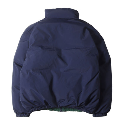 [近年モデル] ブランドロゴ刺繍 リバーシブル ナイロン ダウンジャケット (REVERSIBLE DOWN JACKET)